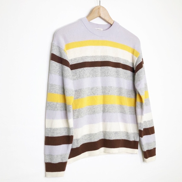 Lafayette 148 NYC nautical, striped, cashmere, pull over sweaters - Picture 11 of 13